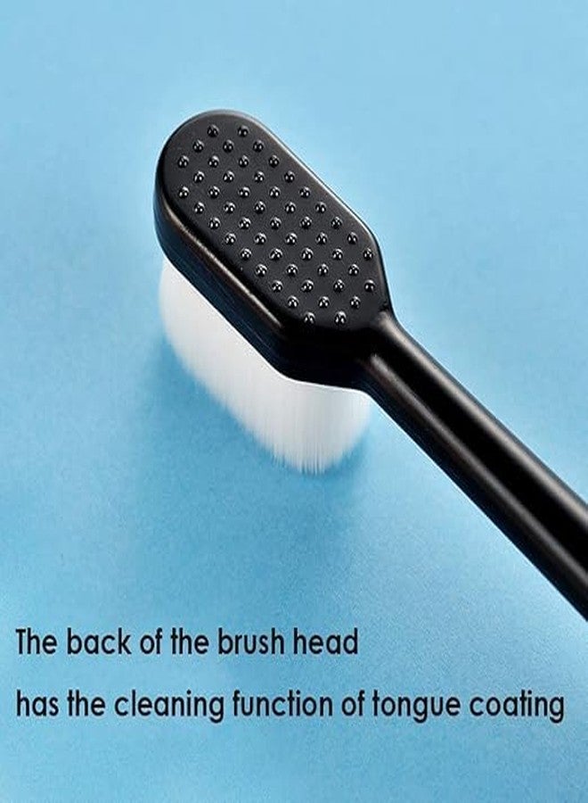 Glitzn Extra Soft Toothbrush, Ultra Soft-Bristled Adult Toothbrush Micro Nano 15000 Floss Bristle Good Cleaning Effect For Sensitive Teeth Gum Recession - Image 3